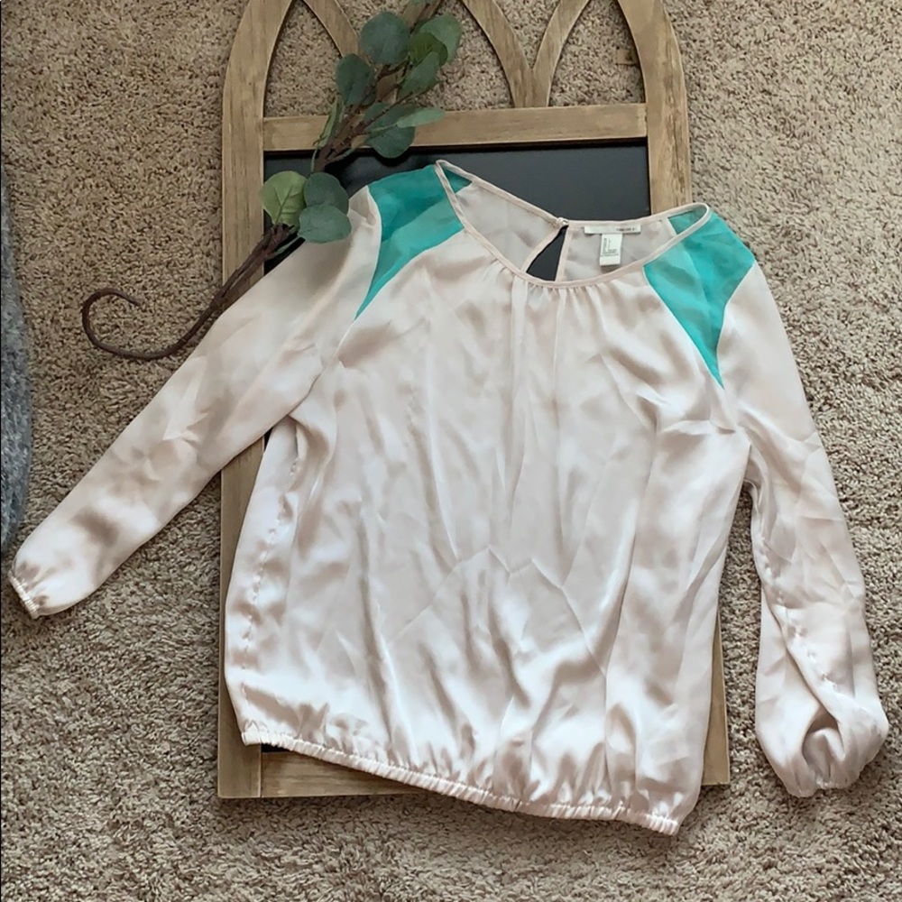 Silk 3/4 sleeve blouse